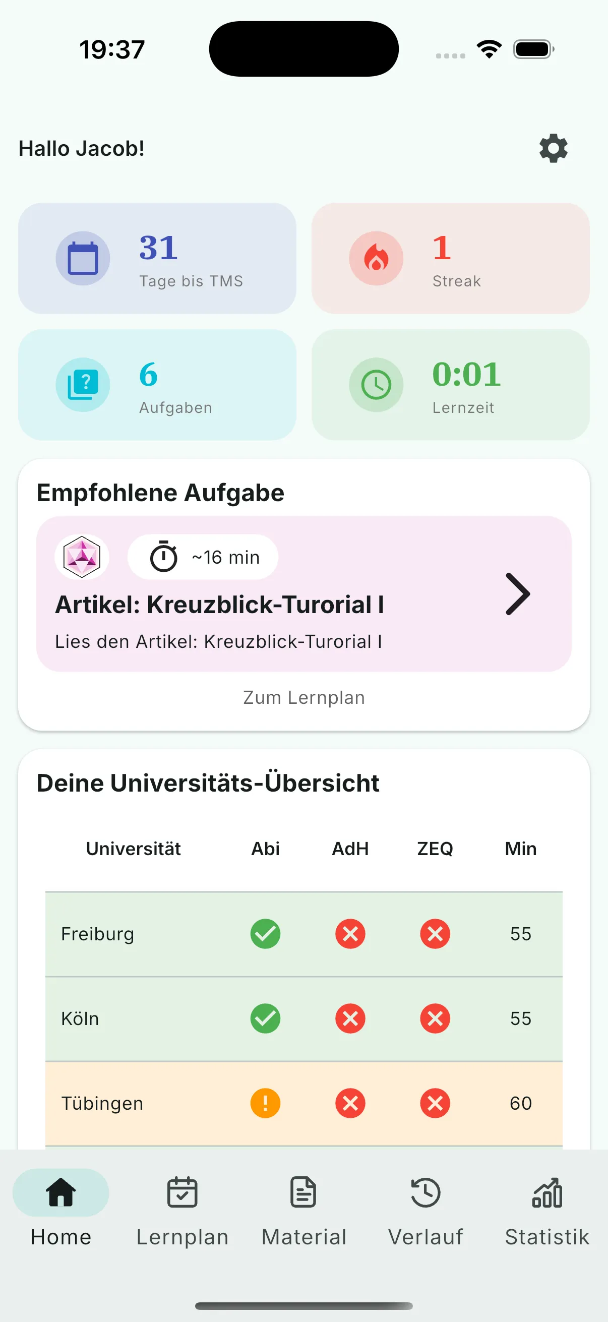 Smartphone-App-Screenshot